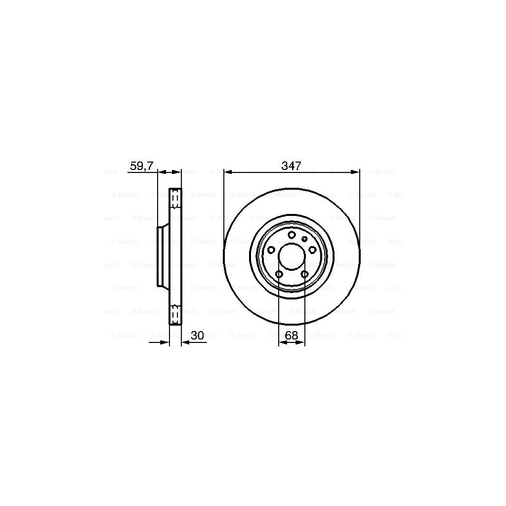 Гальмівний диск Bosch 0 986 479 260 - изображение 5
