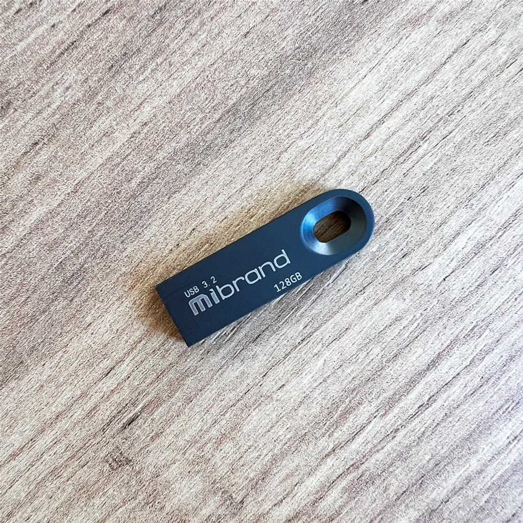USB флеш накопичувач Mibrand 128GB Eagle Grey USB 3.2 (MI3.2/EA128U10G) - зображення 2