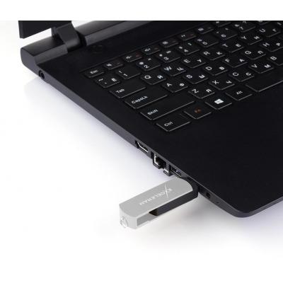 USB флеш накопичувач eXceleram 8GB P2 Series Silver/Black USB 2.0 (EXP2U2SIB08) - зображення 7
