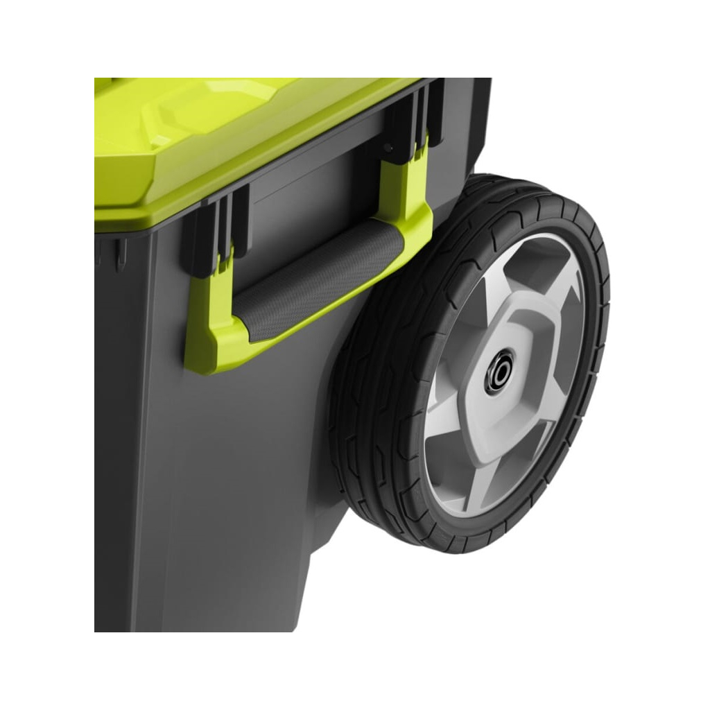 Ящик для інструментів Ryobi модульний Link RSL201, на коліщатках, телескопічне руків'я, 39х57х49.5см, пластик (5132006074) - зображення 4