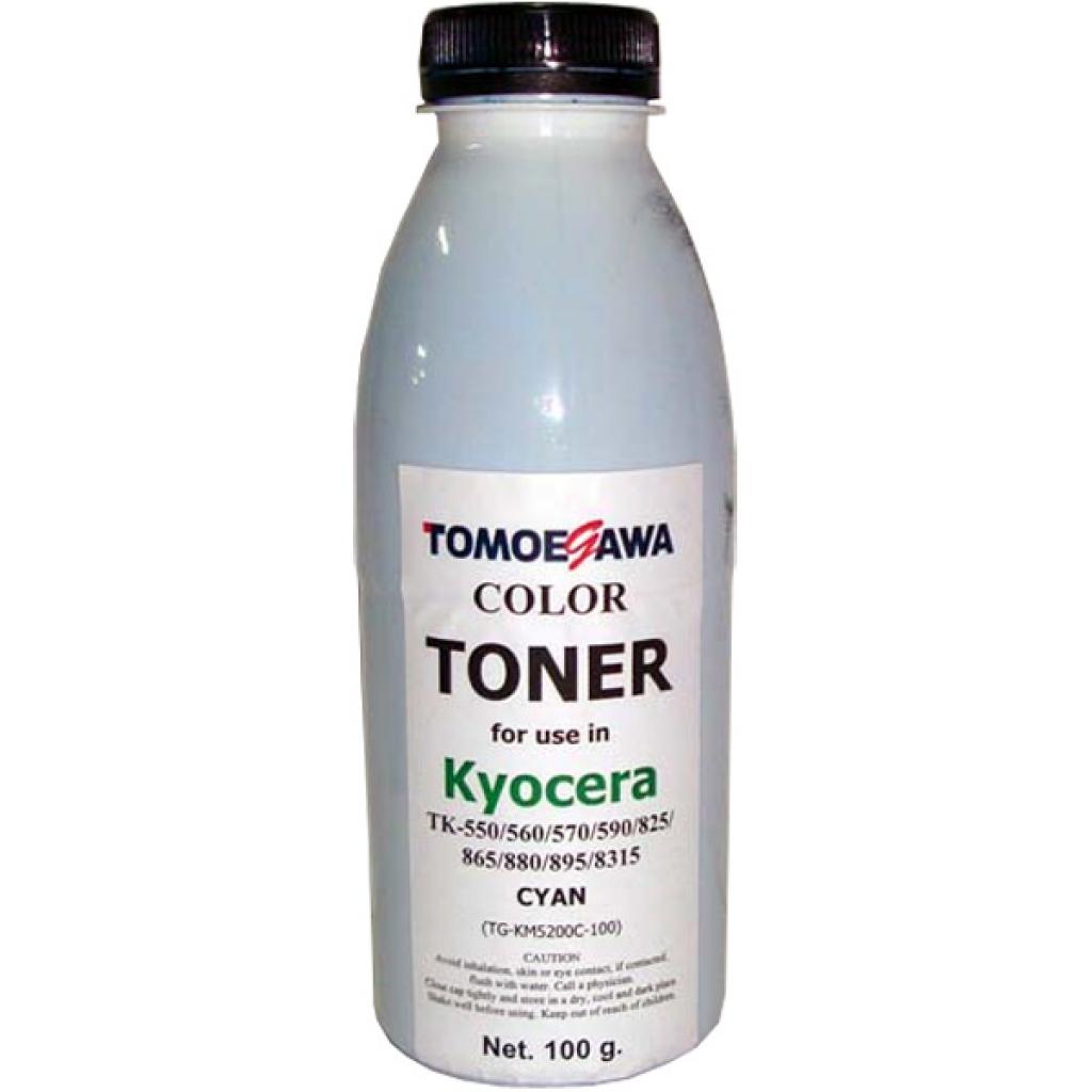 Тонер Tomoegawa KYOCERA TK-550/825/865/880/895/8315 100г Cyan (TG-KM5200C-100) - зображення 1