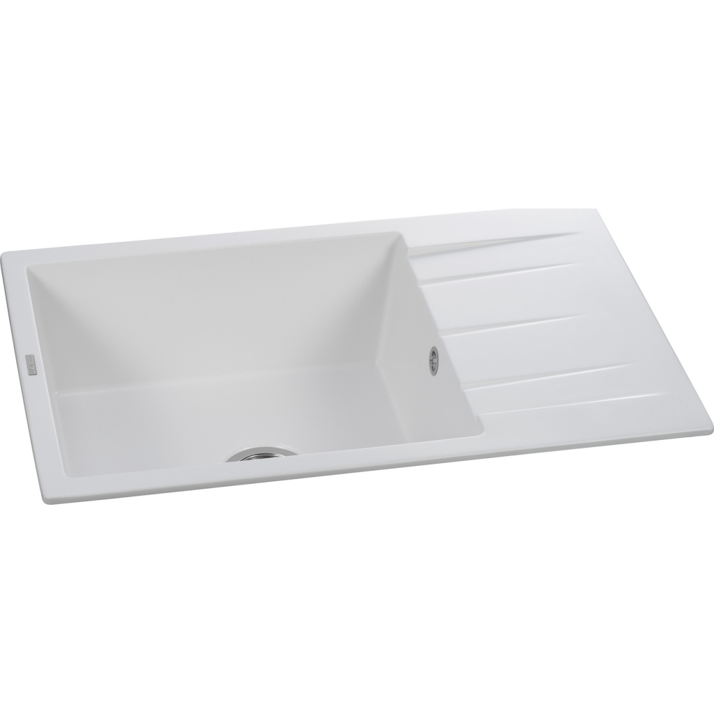 Мийка кухонна GRANADO NAVIA white з сифоном (775*495mm.) (gr3805) - зображення 2