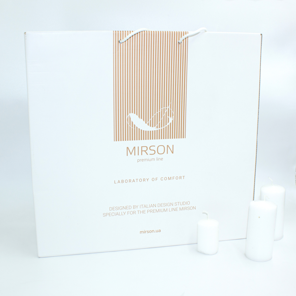 Покривало MirSon набір Deep Line №7100 Egret 220х240 + 2 наволочки 50х70 (2200005623589) - зображення 6