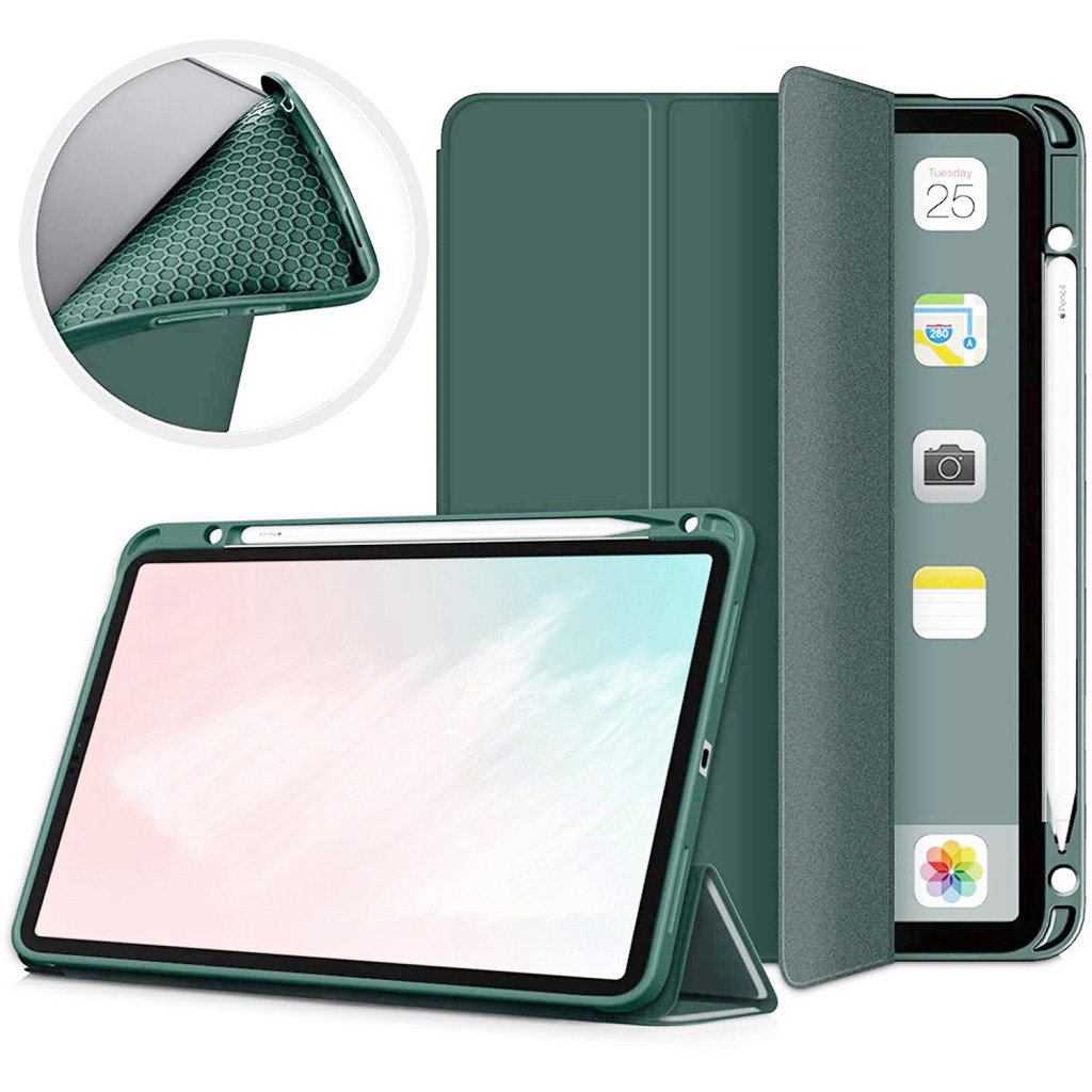 Чохол до планшета BeCover Direct Charge Pen Apple iPad Pro 12.9 2020/21/22 Dark Green (706590) - зображення 2