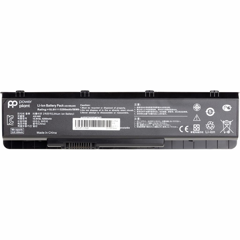 Акумулятор до ноутбука PowerPlant ASUS A32-N55 10.8V 5200mAh (NB431106) - зображення 1