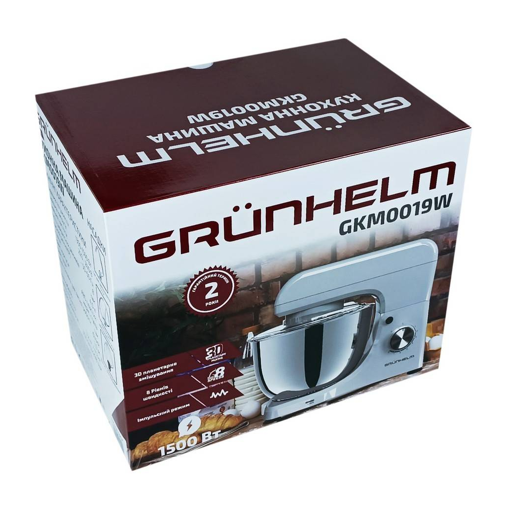 Кухонний комбайн Grunhelm GKM0019W - зображення 9