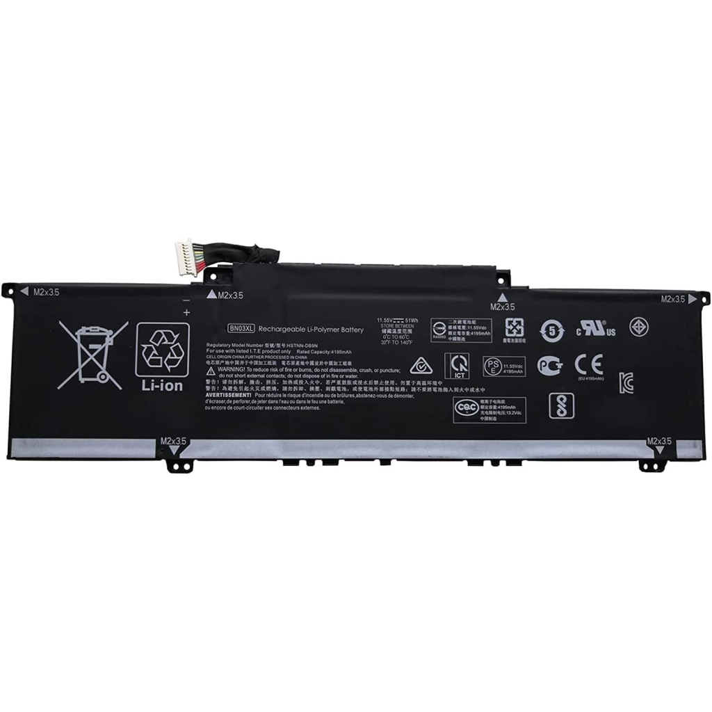 Акумулятор до ноутбука AlSoft HP Envy x360 13-AY BN03XL, 51Wh (4195mAh), 3cell, 11.55V, Li-ion (A47929) - зображення 1