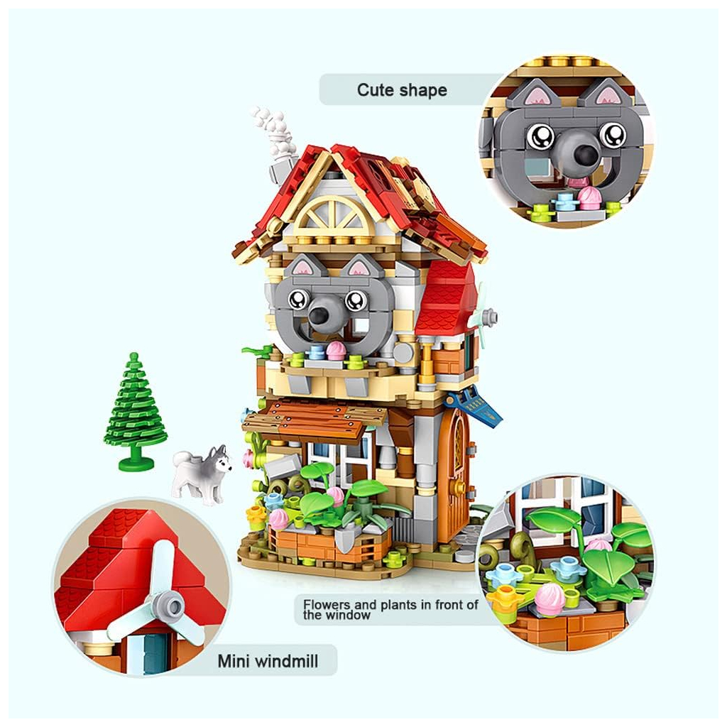 Конструктор LOZ mini Лісова хатина без фігурок (1225) - зображення 3