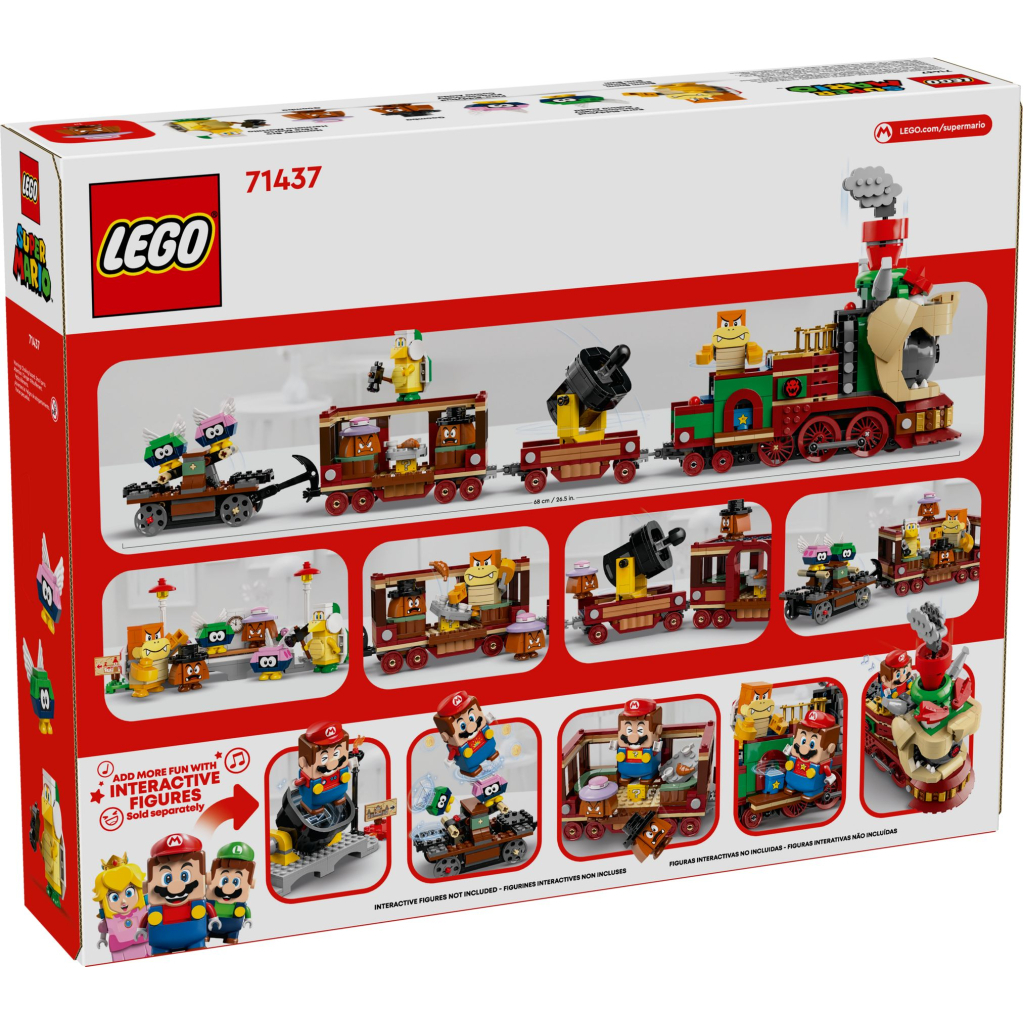 Конструктор LEGO Super Mario Швидкий потяг Боузера (71437) - зображення 9