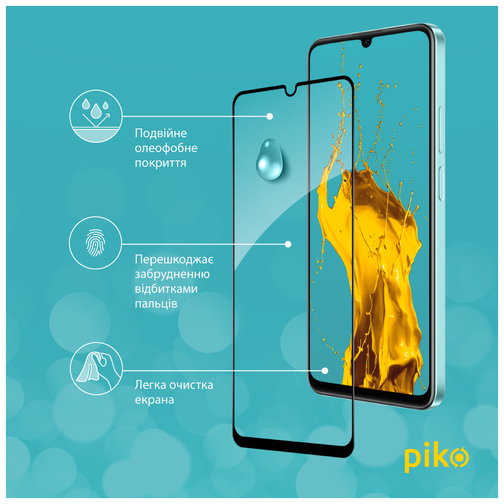 Скло захисне Piko Full Glue RealMe C51 Black (1283126582851) - зображення 4