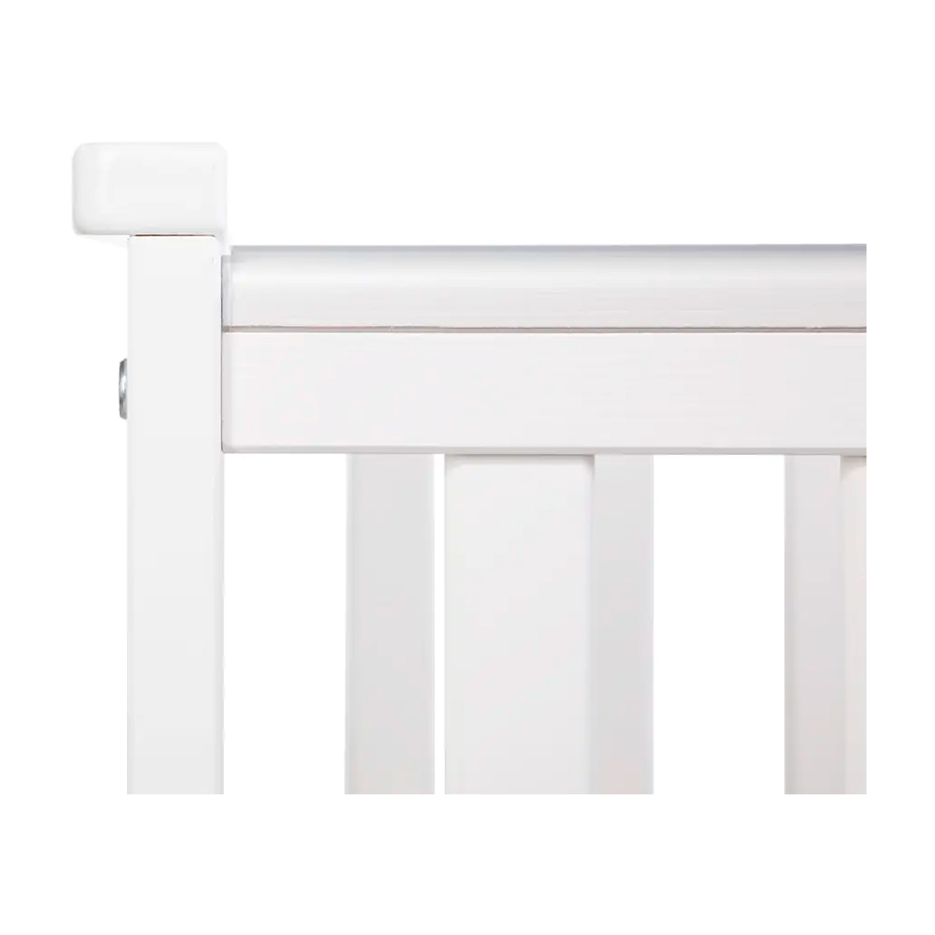 Ліжечко Klups Iwo з шухлядою та перегородкою 120 х 60 см Біле (IWO3) - зображення 7