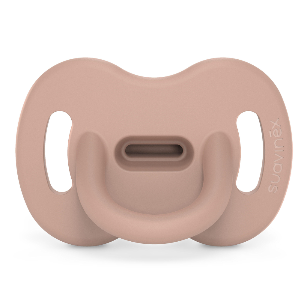 Пустушка Suavinex Colour Essence силіконова фізіологічна, 6-18 міс. нюдова (308092) - зображення 1