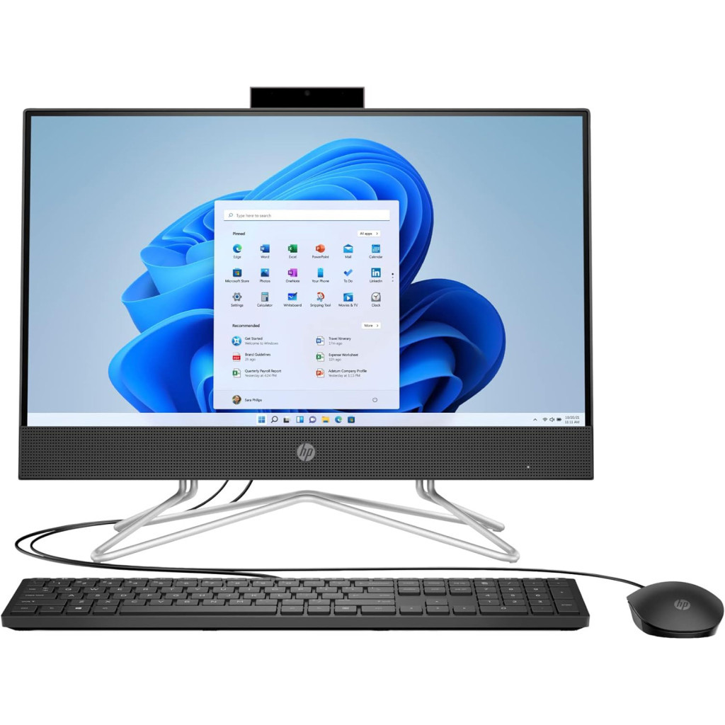 Комп'ютер HP 22-dd2006ua AiO / i3-1215U, 8, 256, WiFi, Cam, KM (6C8T3EA) - изображение 1