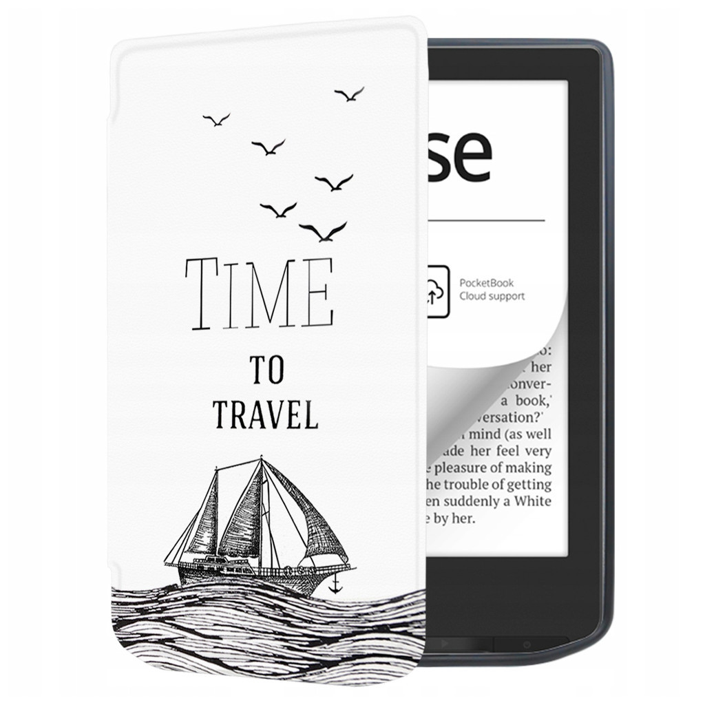 Чохол до електронної книги BeCover Smart Case PocketBook 629 Verse / 634 Verse Pro 6" Time To Travel (710982) - зображення 1