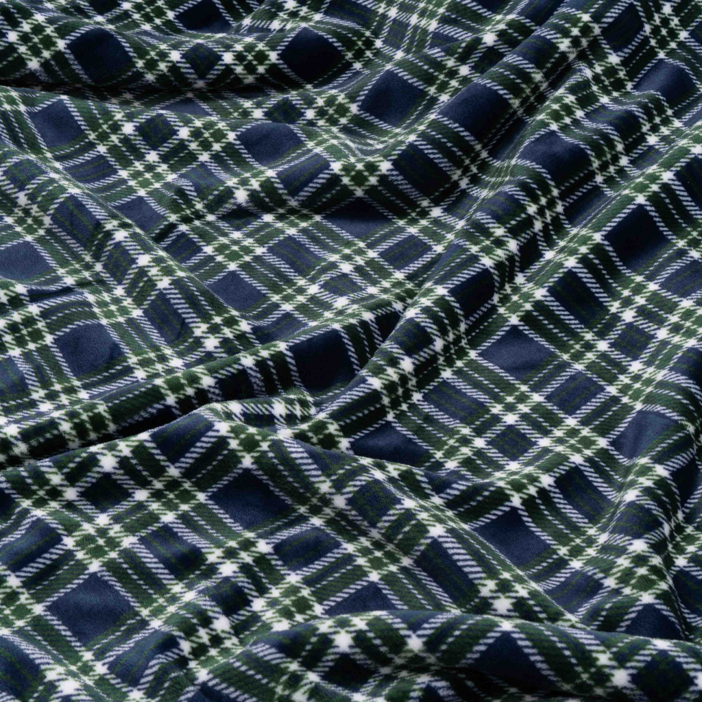 Плед Ardesto Sherpa 160х200см, 100% поліестер, клітинка, зелений (ART0202SH) - зображення 4