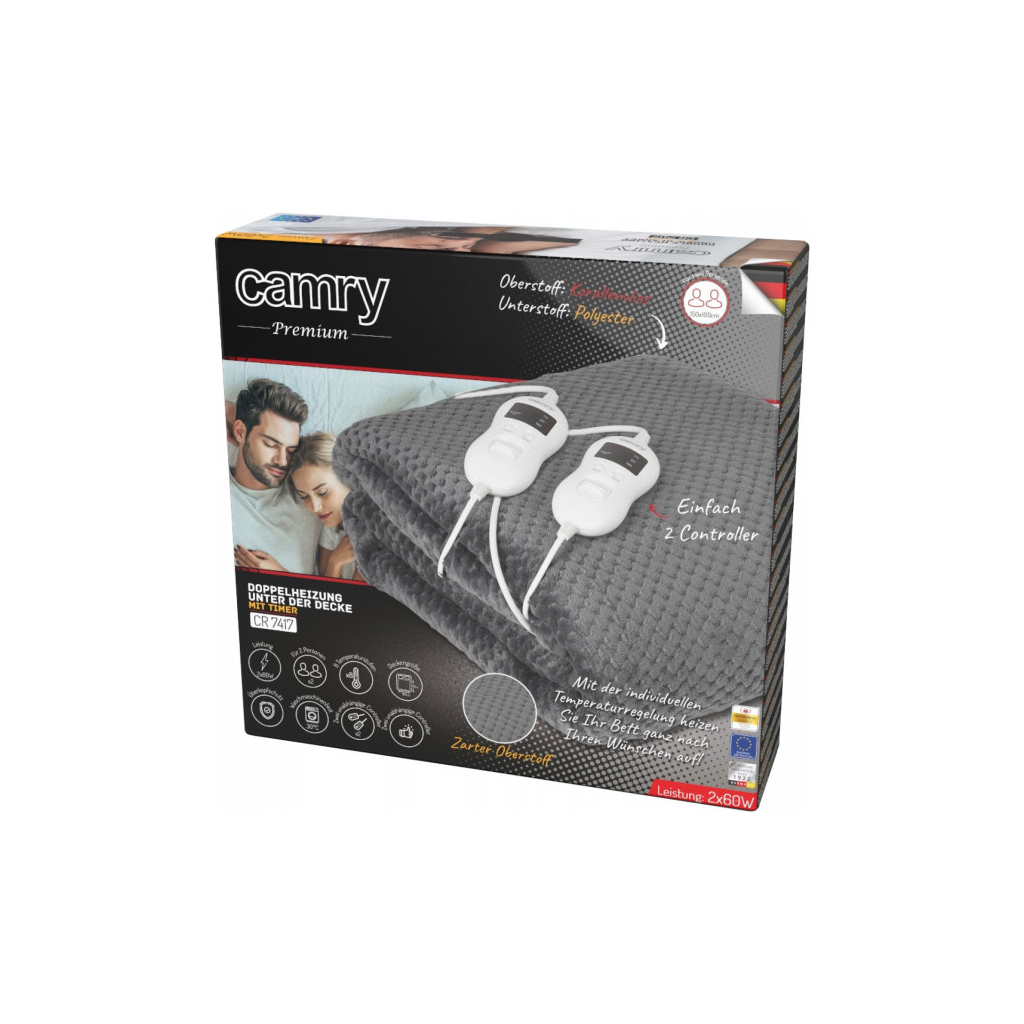 Електричне простирадло Camry CR7417 - изображение 4