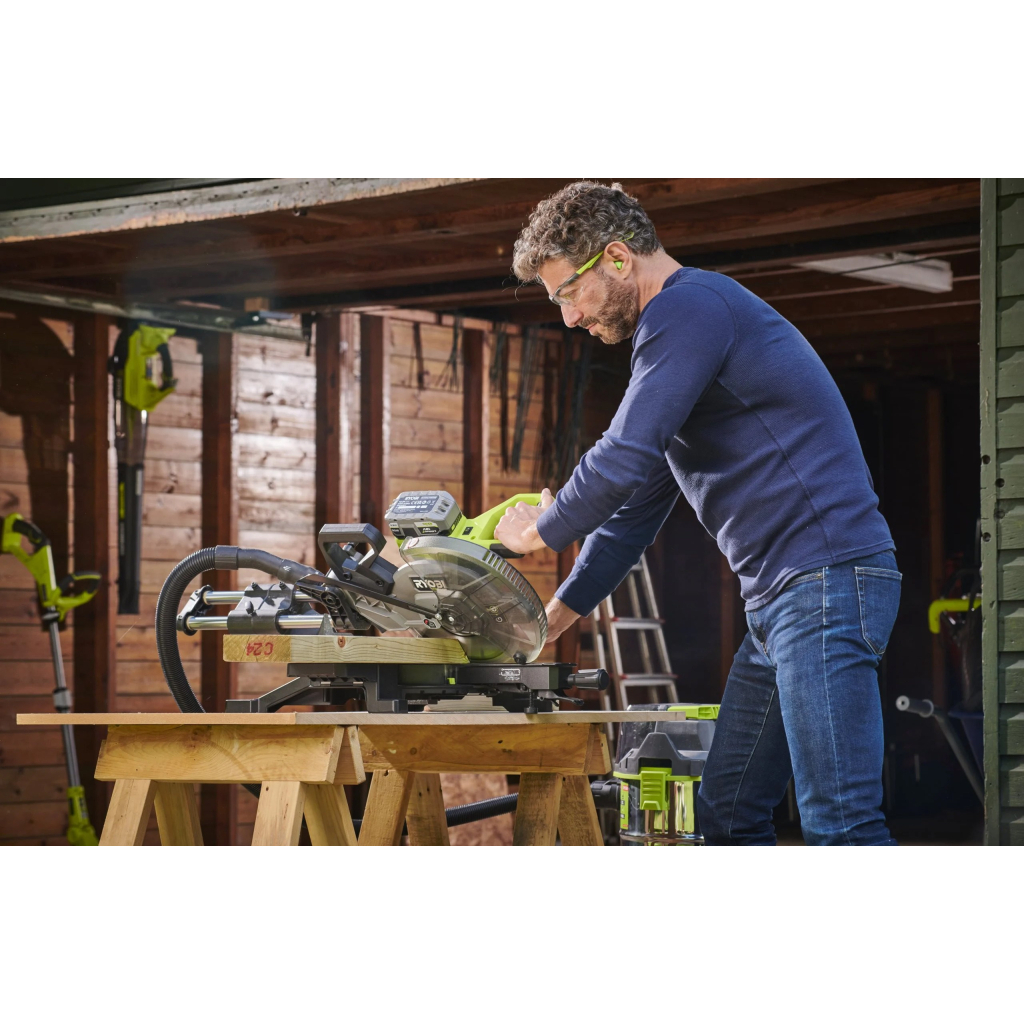 Торцювальна пила Ryobi ONE+ НР RMS18254X-0 18В з протяжкою, диск 254мм, (без АКБ та ЗП) (5133005736) - изображение 3