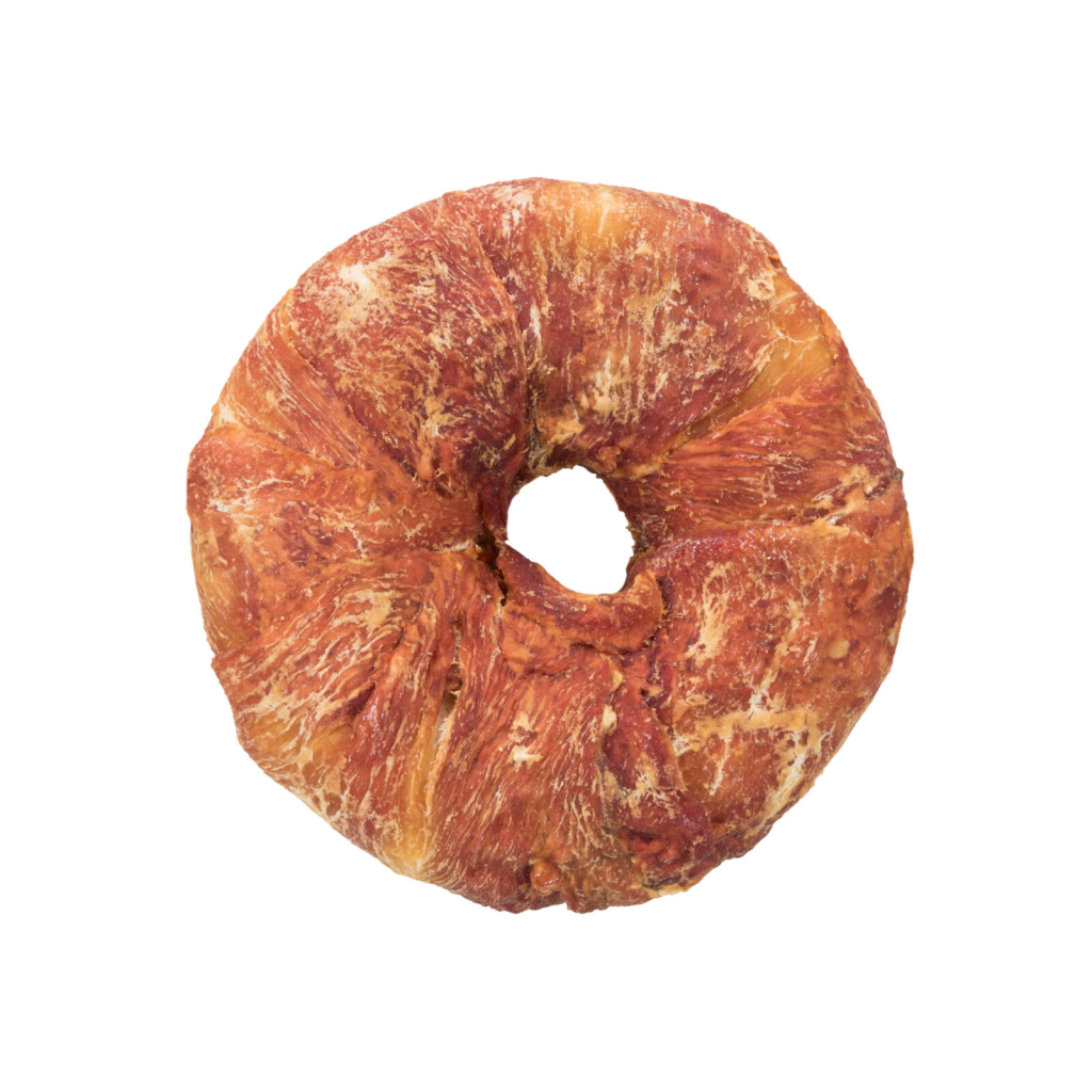 Ласощі для собак Trixie Denta Fun для чищення зубів 10 см 100 шт (качка) (4053032417489) - зображення 1