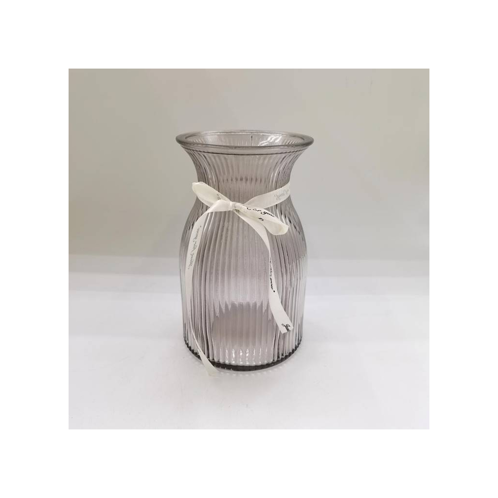 Ваза Viva Fade 19 см Димчата (6841678) - зображення 1