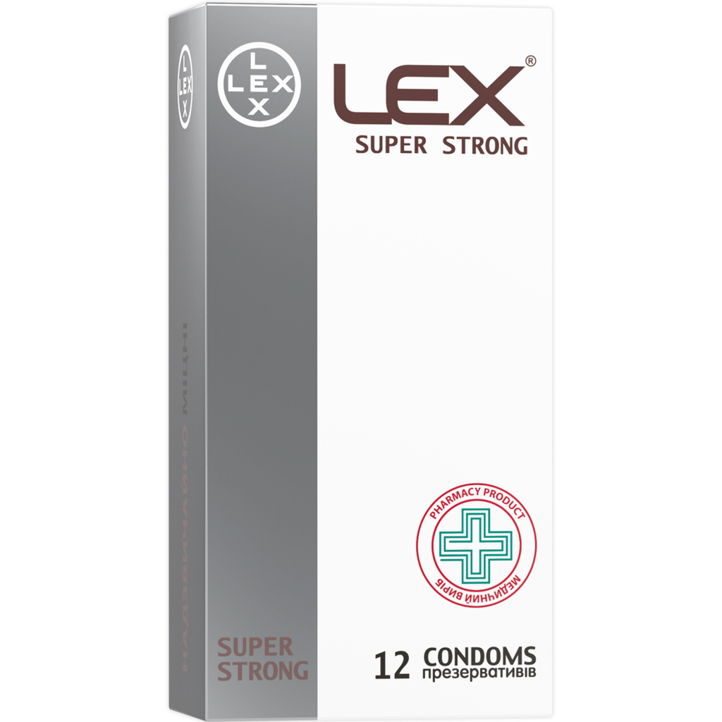 Презервативи Lex Condoms Super Strong 12 шт. (4820144771972) - изображение 1