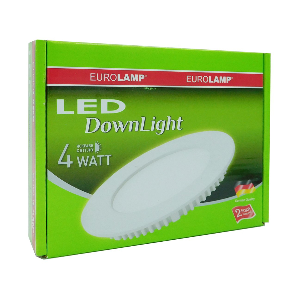 Світильник Eurolamp Downlight 4W 4000K (LED-DLR-4/4) - изображение 2