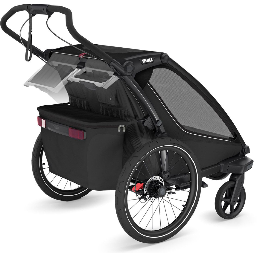 Коляска Thule Chariot Sport 2 Double (Black) (TH 10201031) - зображення 8