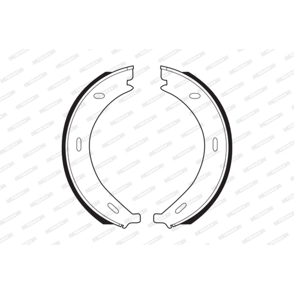 Гальмівні колодки FERODO FSB536 - зображення 1