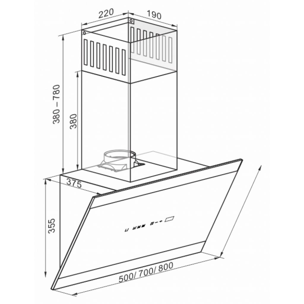Витяжка кухонна Kaiser AT5435ECO - зображення 4