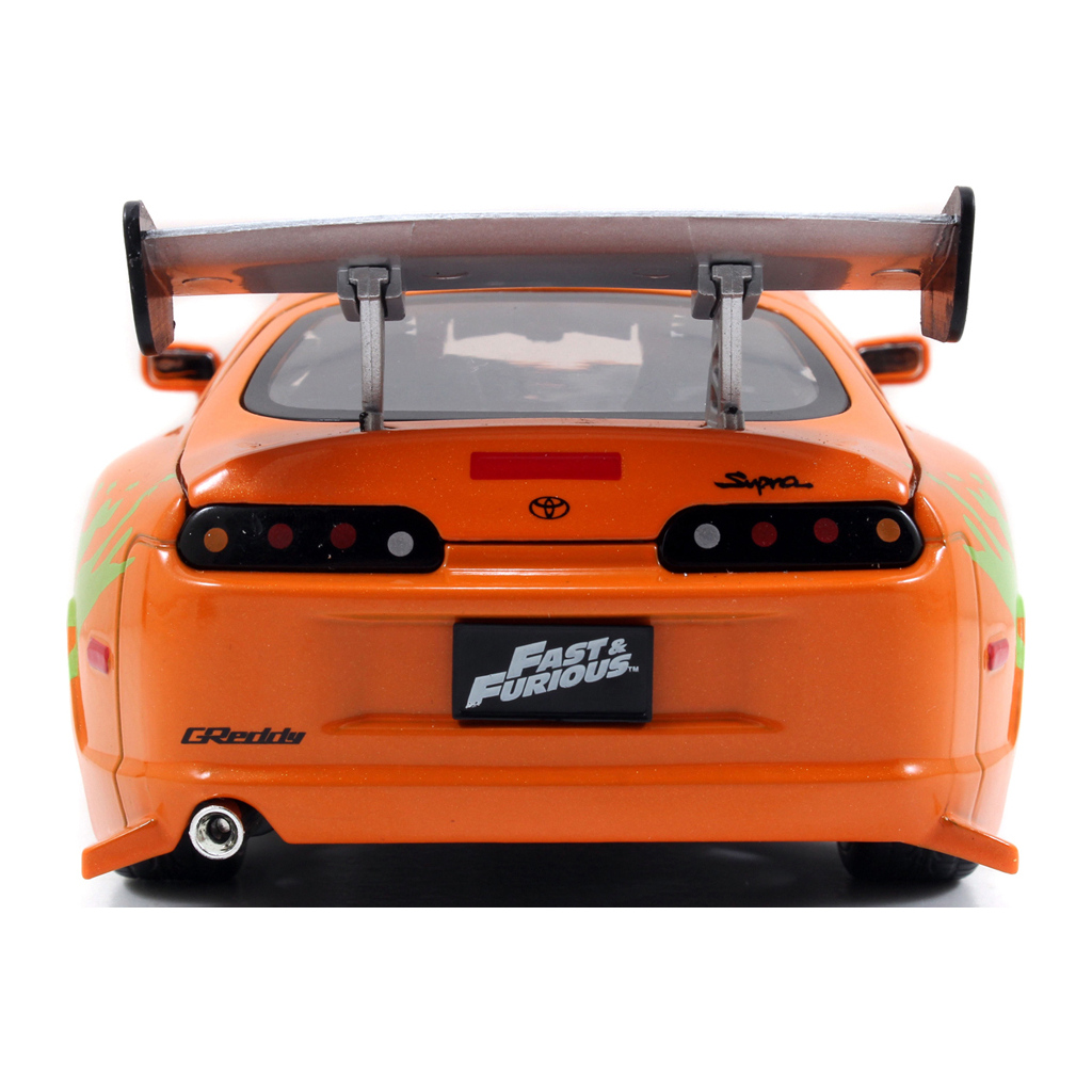Машина Jada металева Форсаж Toyota Supra (1995) + фігурка Браяна 1:24 (253205001) - зображення 9