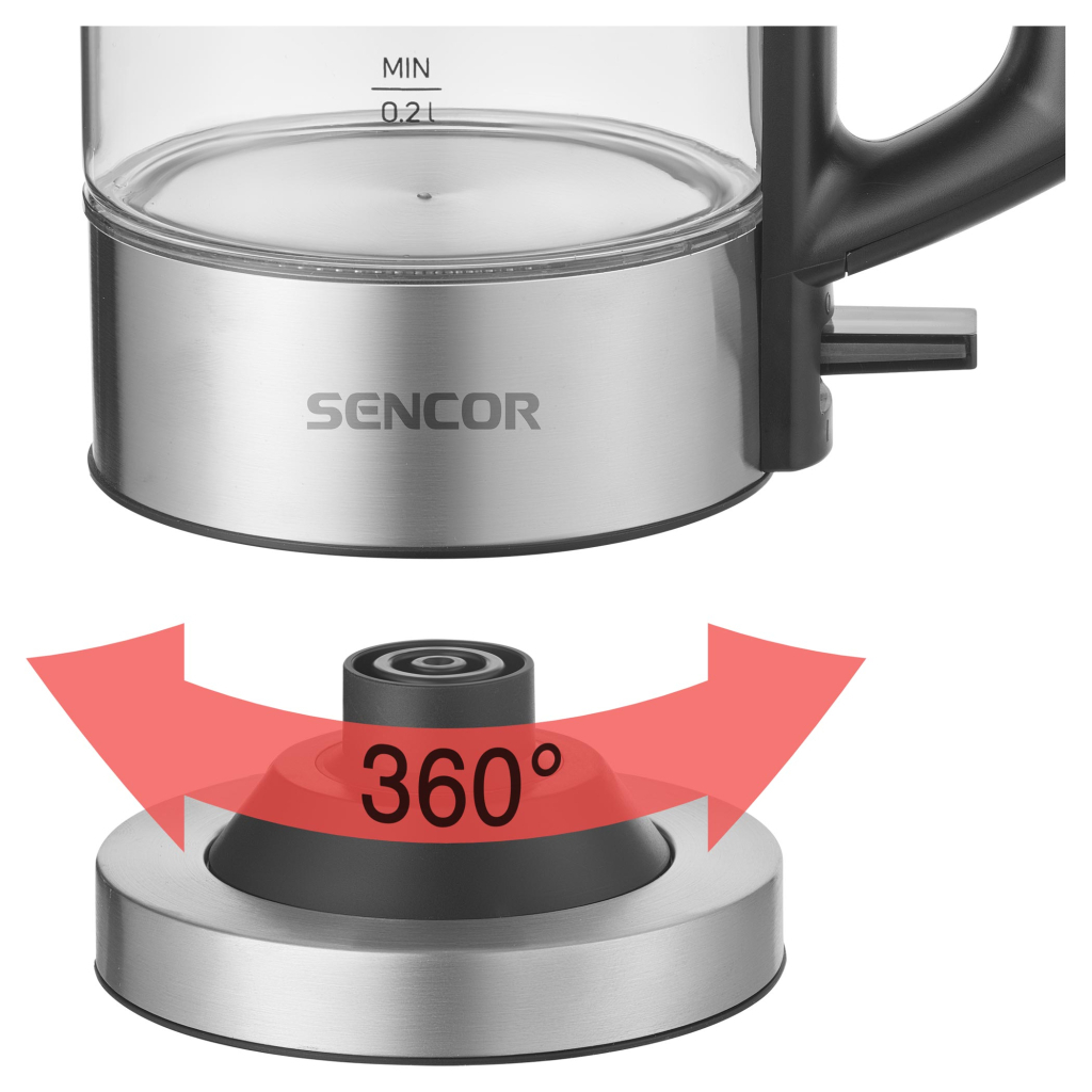 Електрочайник Sencor SWK160SS - зображення 9