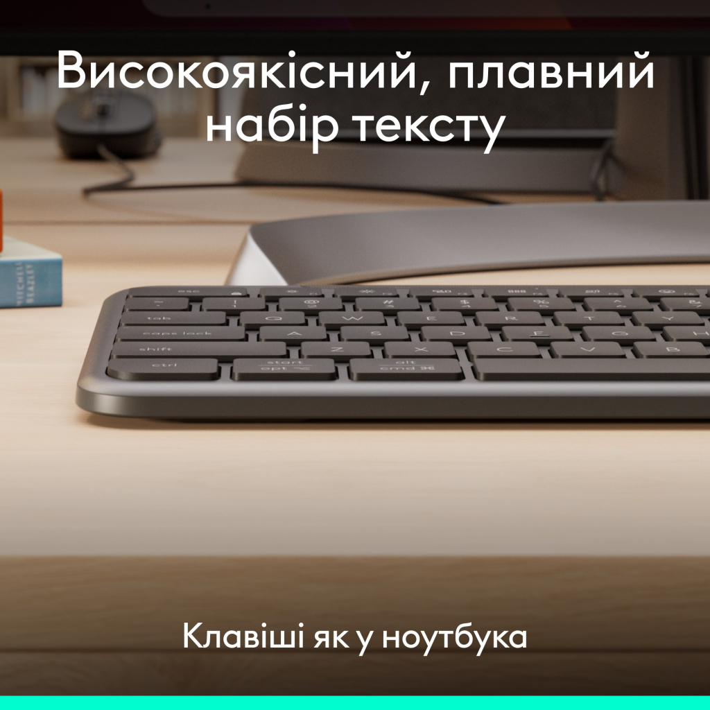 Комплект Logitech Signature Slim MK620 for Business USB-C UA Graphite (920-013349) - зображення 7