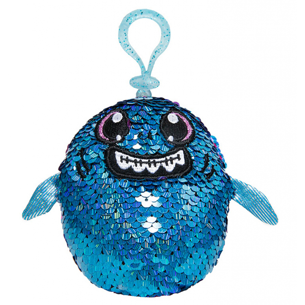 М'яка іграшка Shimmeez з паєтками S2 Акула Зубастик на кліпсі 9 см (SH01052SH) - зображення 1