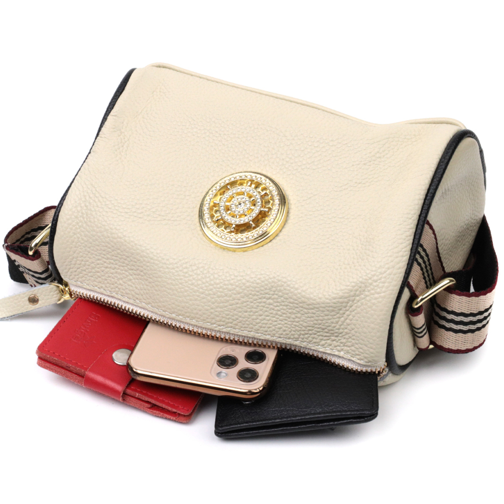 Сумка Vintage З натуральної шкіри Біла (22264) - зображення 7