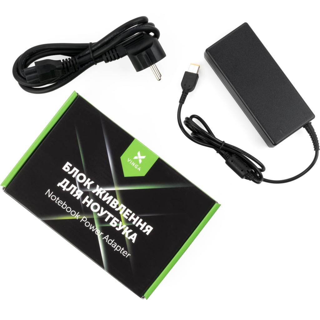 Блок живлення до ноутбуку Vinga Lenovo 90W 20V 4.5A square (VPA-2045-LNSQ01-101) - зображення 1