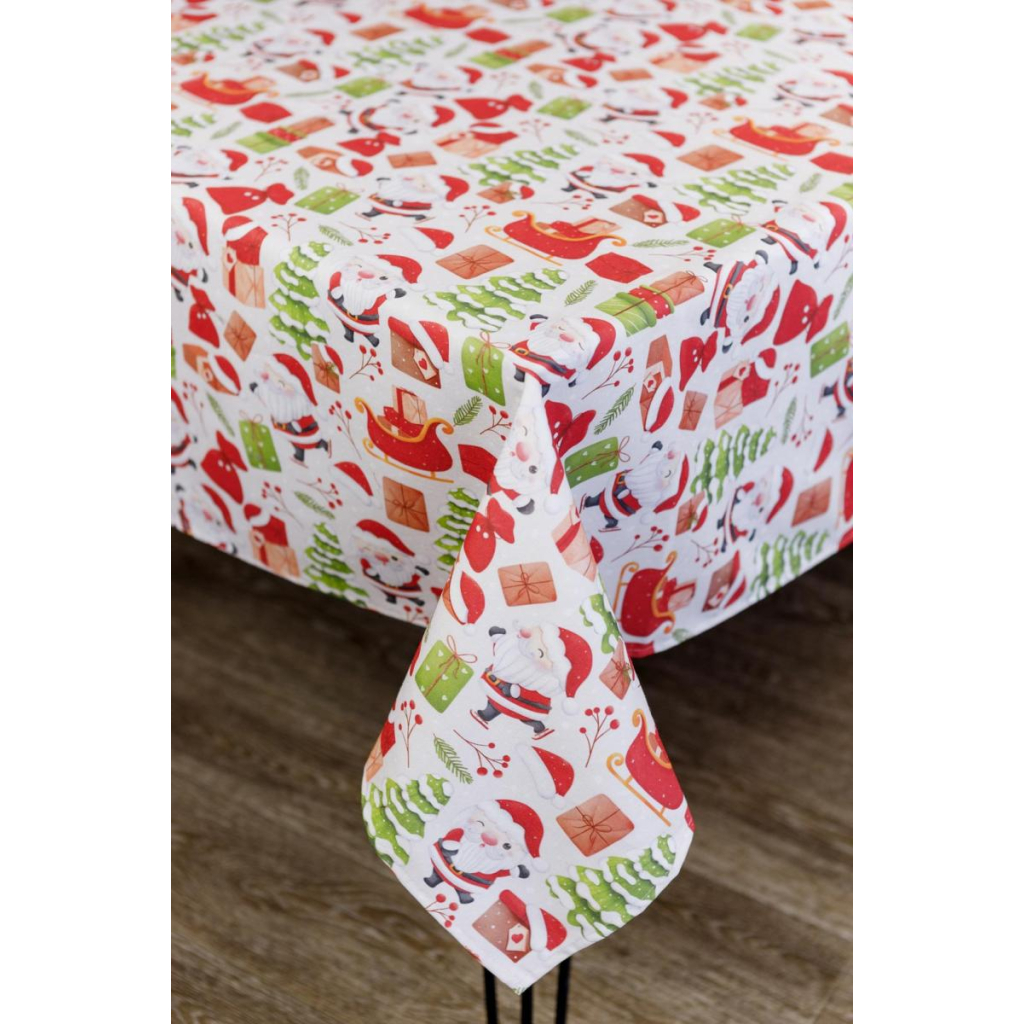 Скатертина Прованс Санта на білому 120х140 см (035781) - зображення 3