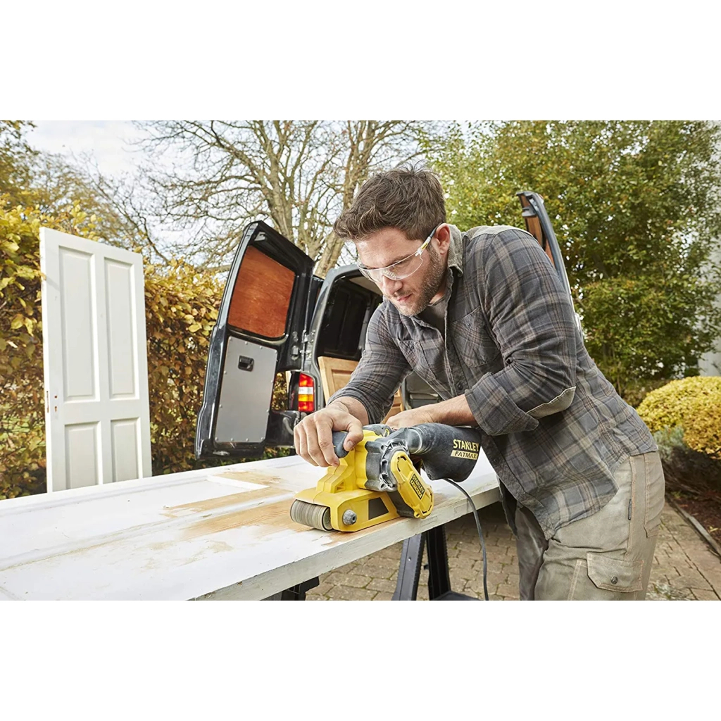 Шліфувальна машина Stanley FatMax, 1010W, розмір стрічки 533х76 мм, 3.5 кг (FMEW204K) - зображення 6