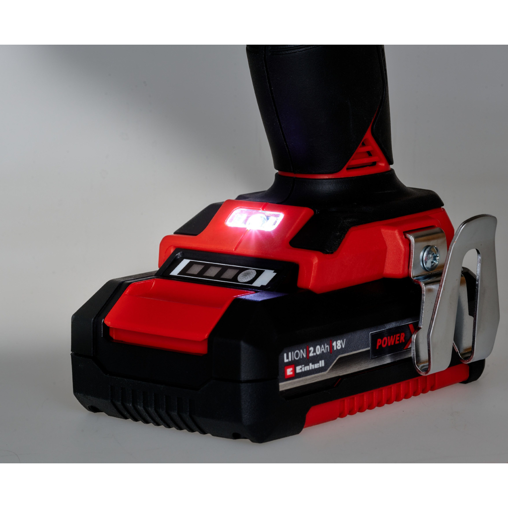 Шуруповерт Einhell TP-CD 18/50 Li-i BL PXC 18V, 2х2Ah, 50Нм, кейс (4513940) - изображение 5