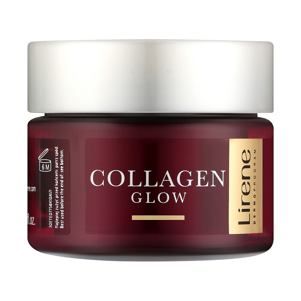 Крем для обличчя Lirene Collagen Glow Anti-Wrinkle Repairing Cream Відновлювальний Проти зморшок 70+ 50 мл (5900717077584) - зображення 1