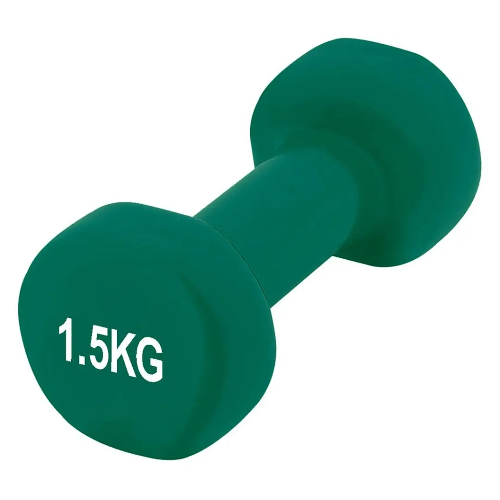 Гантельний набір PowerPlay Achilles 2 х 1,5 кг Зелений (2 (PP_4125_1,5kg_2in) - зображення 2