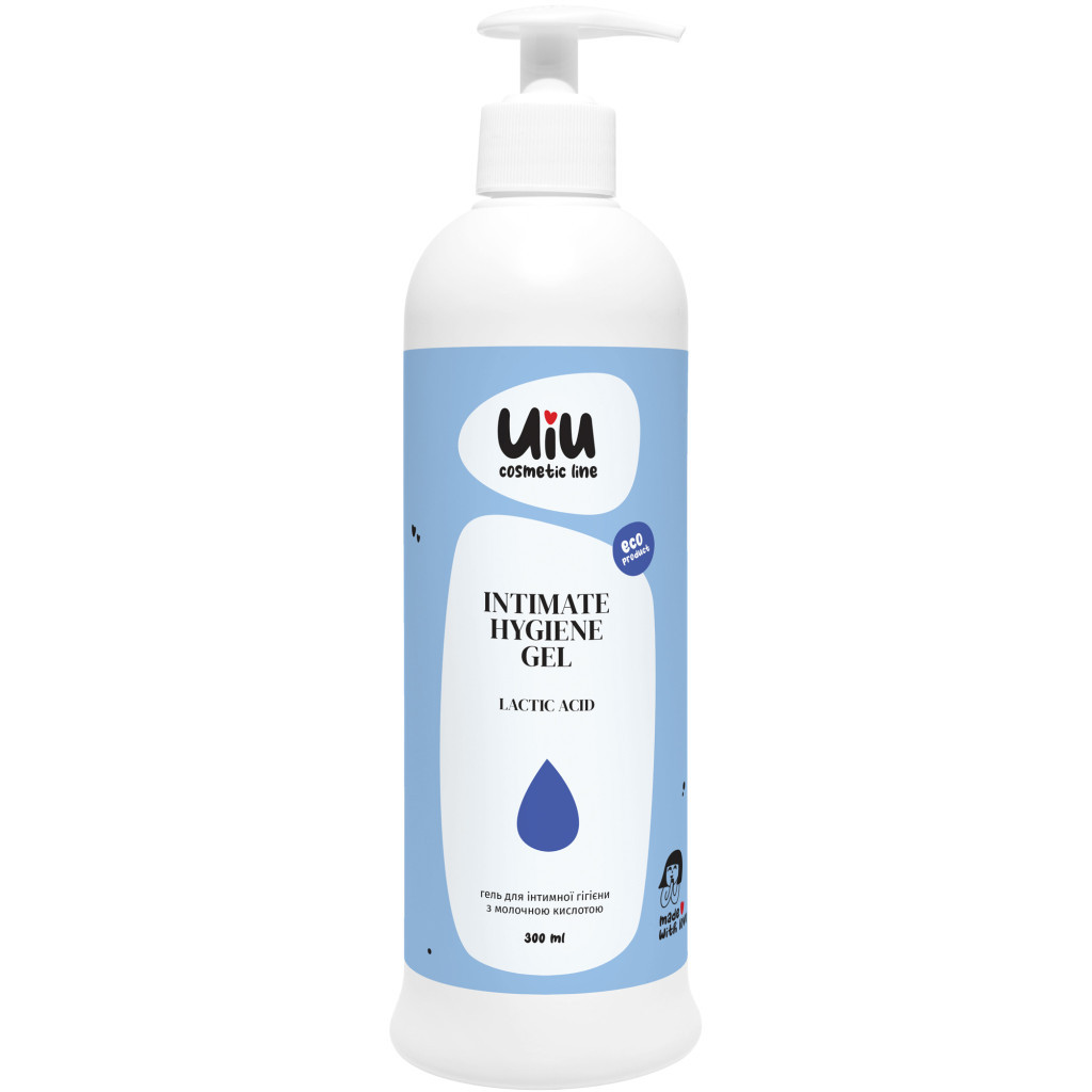 Гель для інтимної гігієни UIU з молочною кислотою 300 мл (4820152332905) - зображення 1