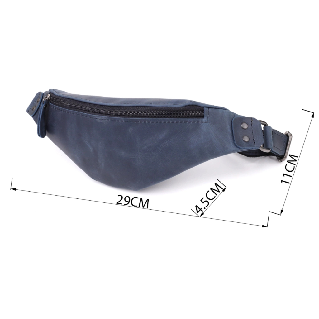 Сумка Shvigel З натуральної шкіри Синя (23132) - зображення 3