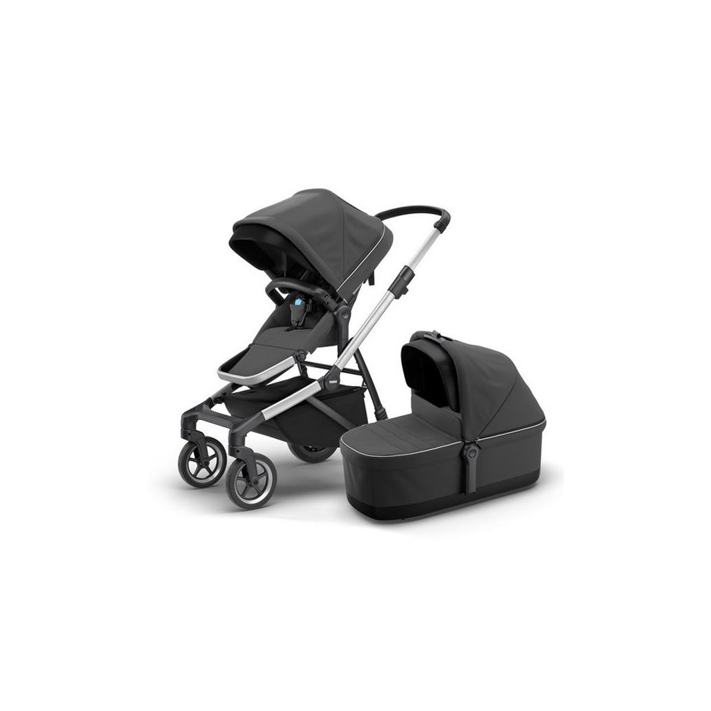 Коляска Thule 2 в 1 Sleek + Bassinet Charcoal Grey (TH11000008) - зображення 1