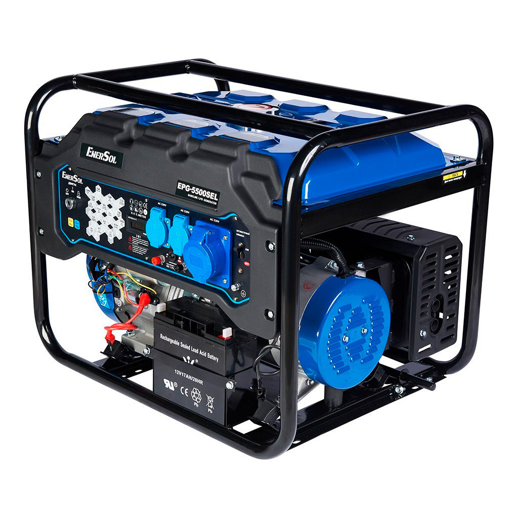 Генератор Enersol газ-бензин 5.5kW (EPG-5500SEL) - зображення 1
