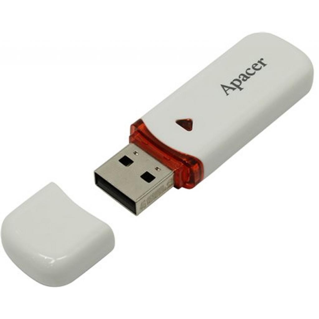 USB флеш накопичувач Apacer 16GB AH333 white USB 2.0 (AP16GAH333W-1) - зображення 5