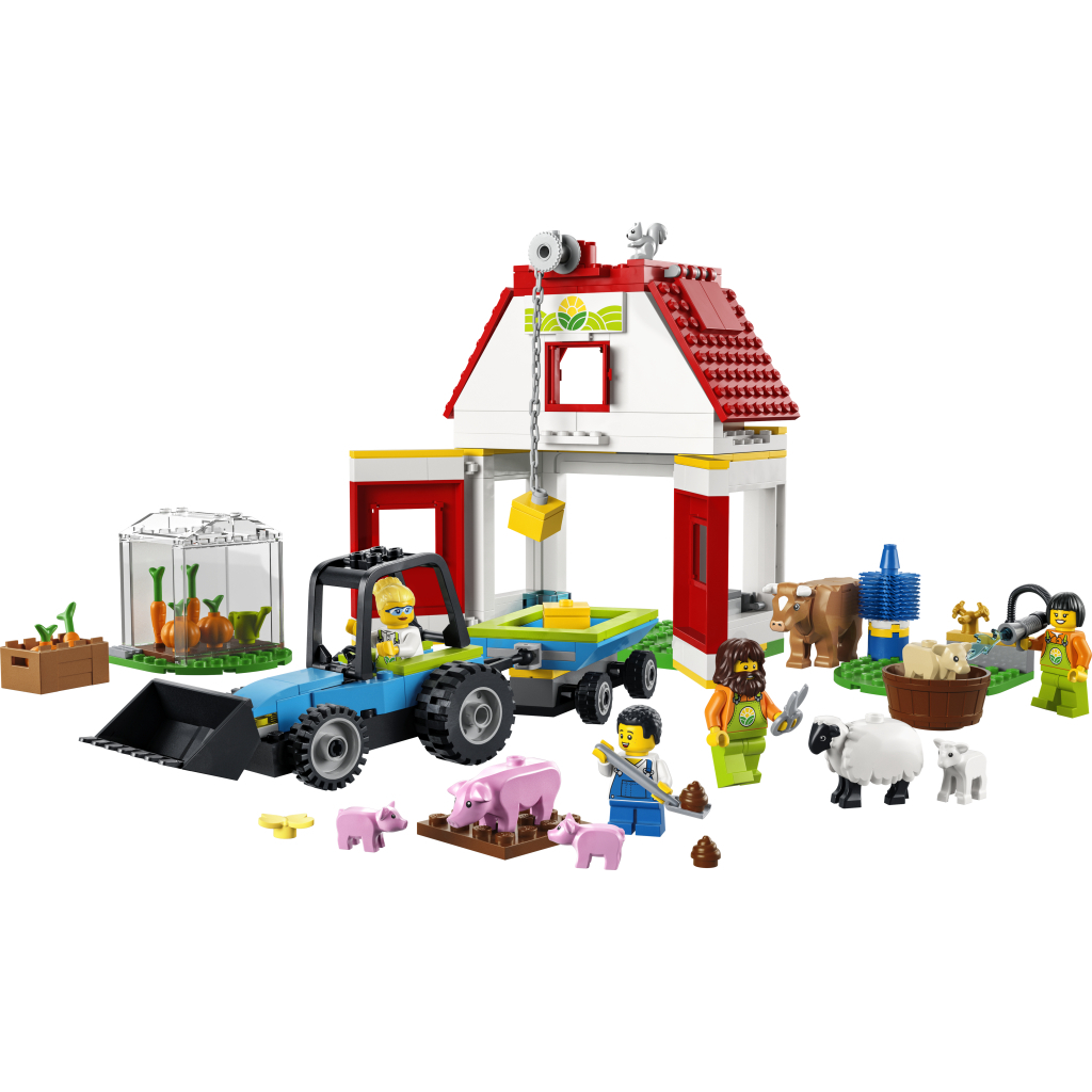 Конструктор LEGO City Farm Тварини на фермі та у хліві 230 деталей (60346) - зображення 9