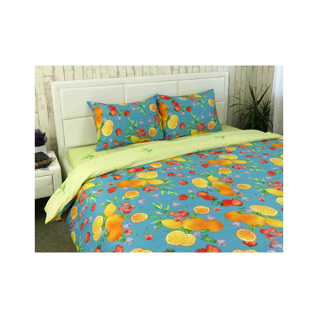 Постільна білизна Руно Сатин Лимон полуторна (677.137А_Лимон) - зображення 1