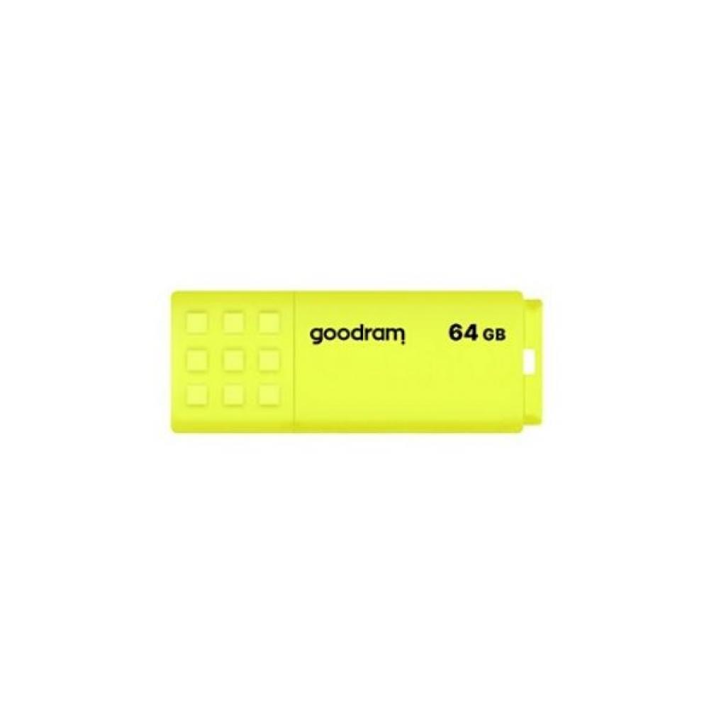 USB флеш накопичувач Goodram 64GB UME2 Yellow USB 2.0 (UME2-0640Y0R11) - зображення 3