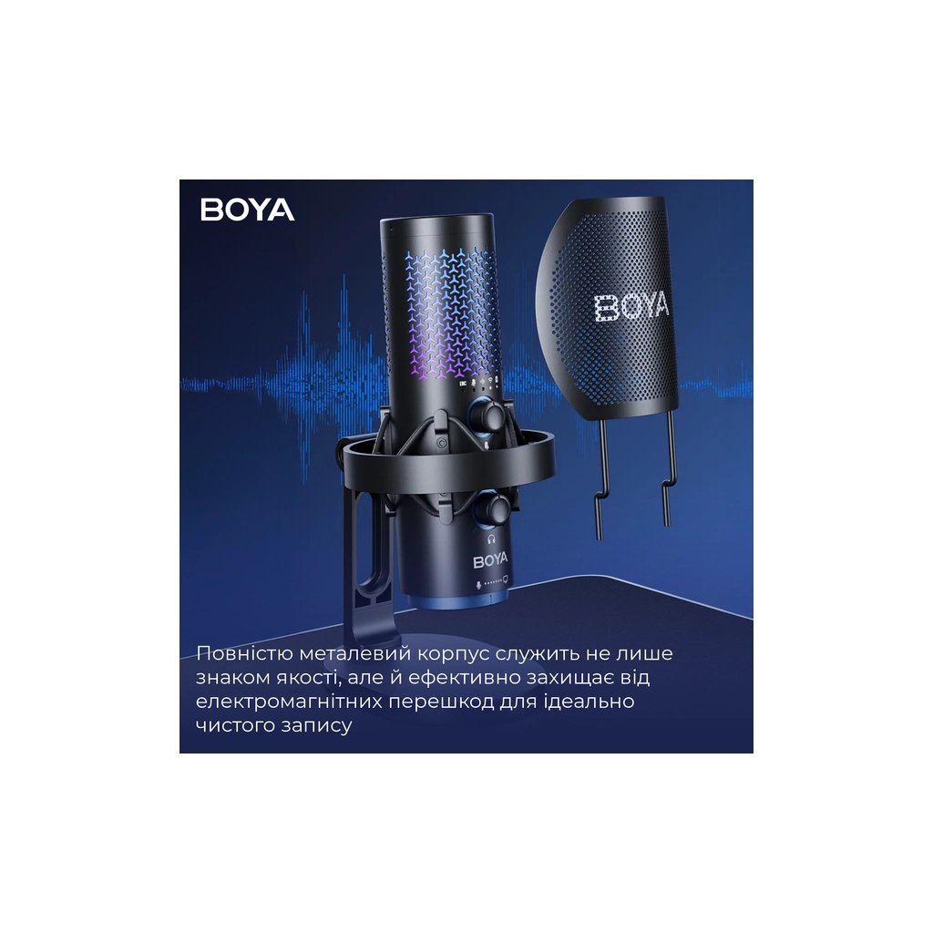 Мікрофон Boya K5-02 RGBType-C/3,5 мм Jack Black (BOYA K5-02) - изображение 10