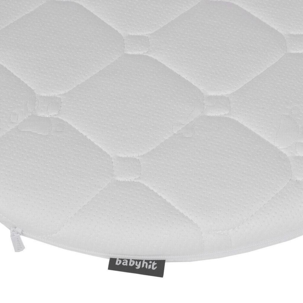 Ліжечко BabyHit Мультифункціональна 5 в 1 з овальним матрацом (73628) - зображення 6