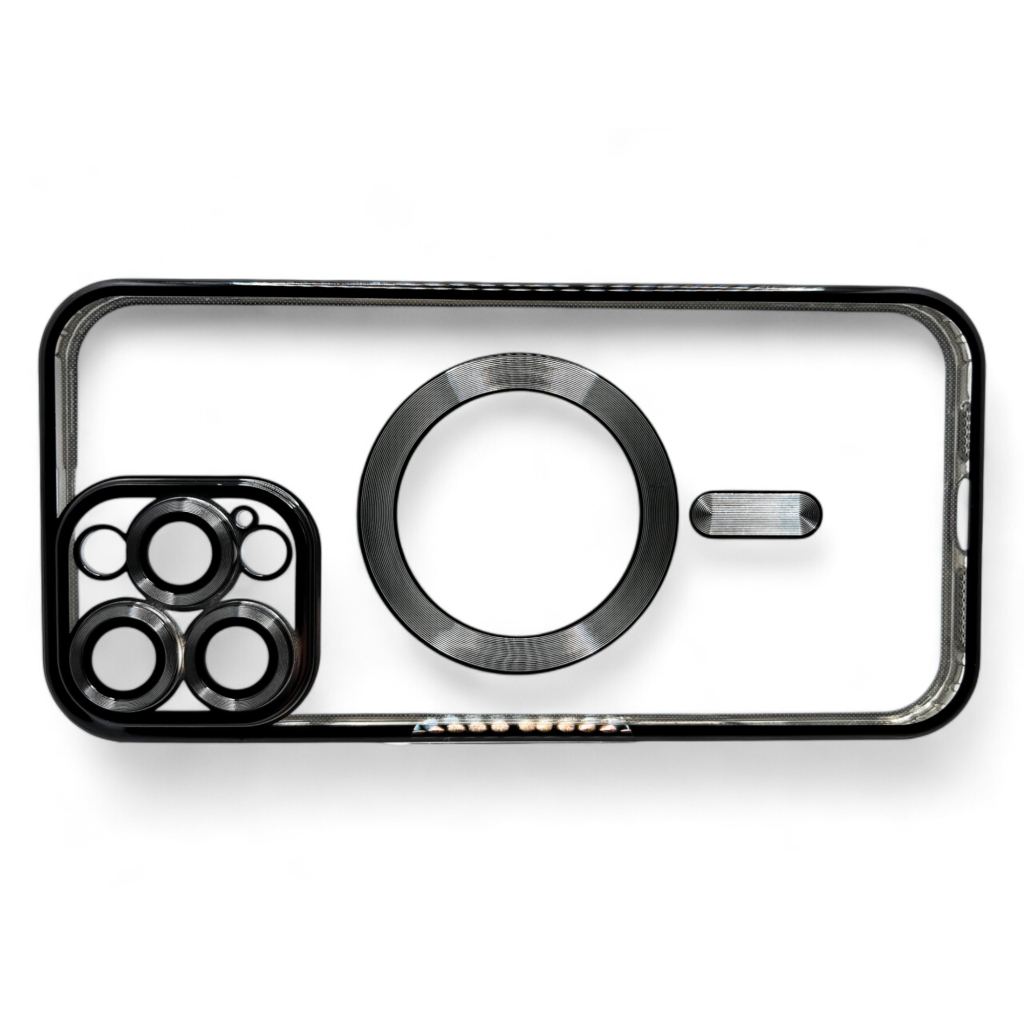 Чохол до мобільного телефона BeCover TPU Chrome Case (MagSafe) для Apple iPhone 16 Pro Max Black (712085) - зображення 4